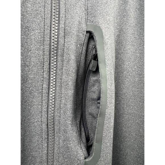 Lululemon Kung Fu Jacket II Full Zip Pockets Heathered Gray Men's XL - Picture 4 of 9